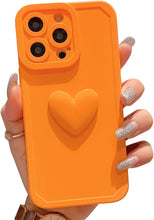 Load image into Gallery viewer, iPhone 13 Pro Max 3D Love Heart Shockproof Case. - Redpepper Cases