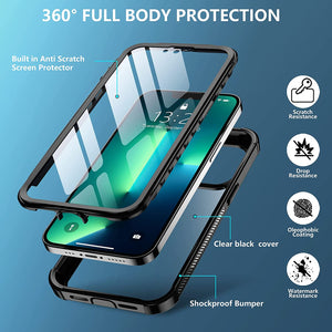 iPhone 13 Pro Max Case with Built-in Screen Protector - Redpepper Cases