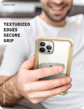 iPhone 13 Pro Max Dual Layer Rugged Clear Bumper Case. - Redpepper Cases