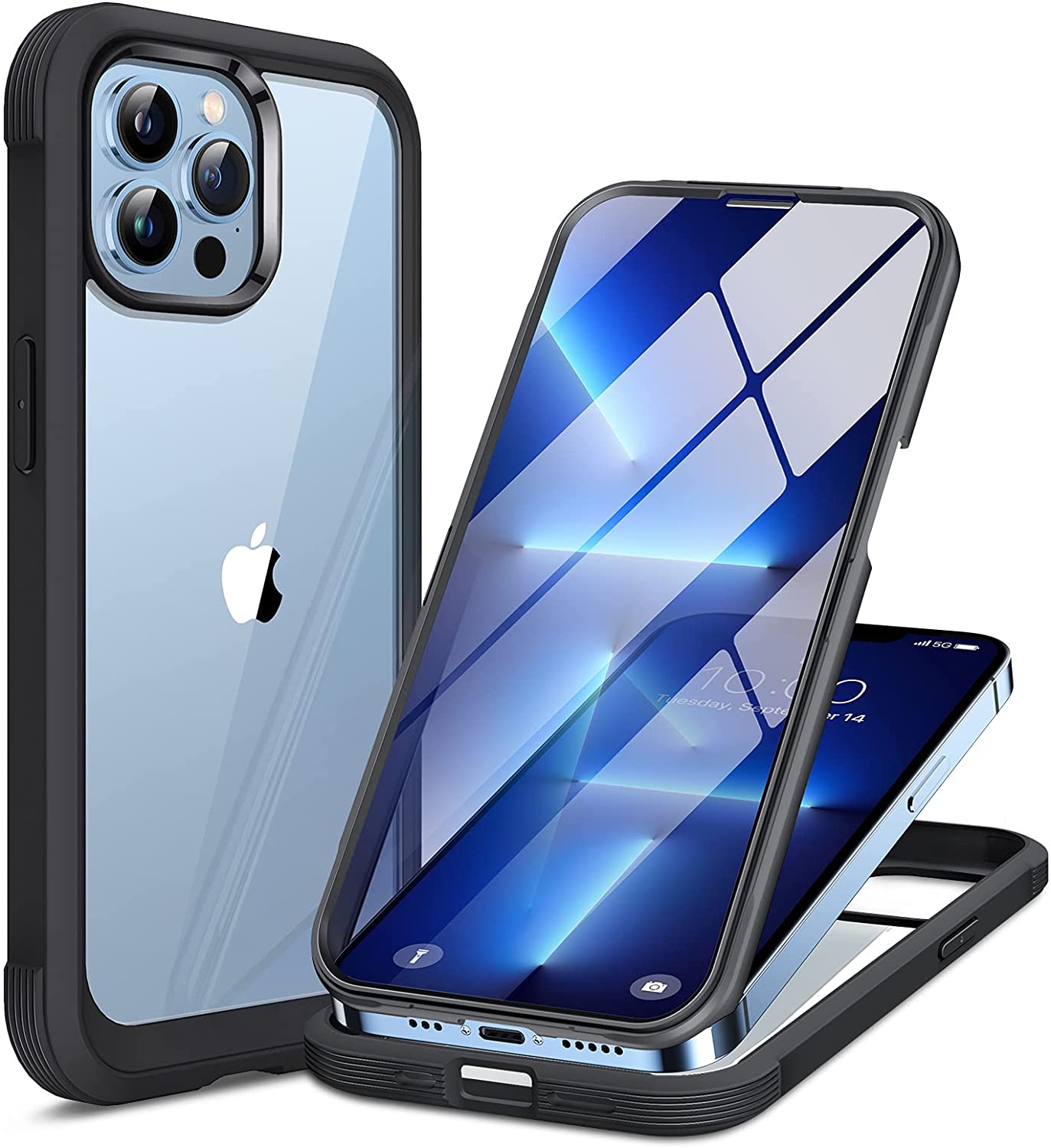 iPhone 13 Pro Max Full-Body Clear Bumper Case - Redpepper Cases