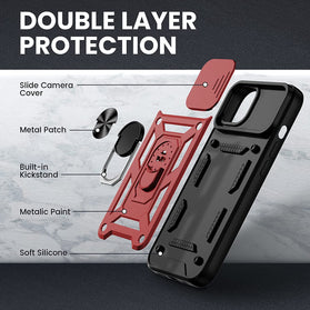 iPhone 13 Pro Max Magnetic Ring Car Case | iPhone 13 Pro Max Kickstand Case - Redpepper Cases