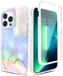 iPhone 13 Pro Max Marble Full Body Protection Shockproof Case. - Redpepper Cases