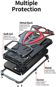 iPhone 13 Pro Max Metal Aluminium Shock Proof Military Grade Case - Redpepper Cases