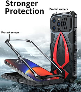 iPhone 13 Pro Max Metal Aluminium Shock Proof Military Grade Case - Redpepper Cases