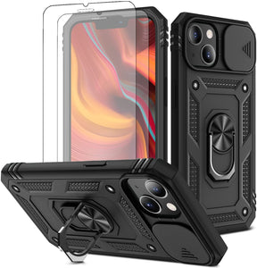 iPhone 13 Pro Max Military Grade Camera Slide Magnetic Case - Redpepper Cases
