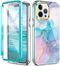 Load image into Gallery viewer, iPhone 13 Pro Max Slim Full-Body Stylish Shockproof Case. (Marble) - Redpepper Cases