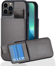 Load image into Gallery viewer, iPhone 13 Pro Max Wallet Card Holder Leather Case - Redpepper Cases