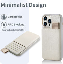 Load image into Gallery viewer, iPhone 13 Pro Max Wallet Card Holder Leather Case - Redpepper Cases