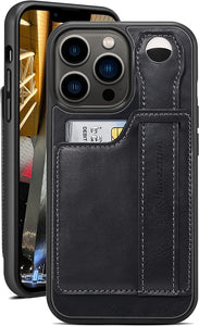 iPhone 13 Pro Max Wallet Case Protective Shockproof Brown - Redpepper Cases