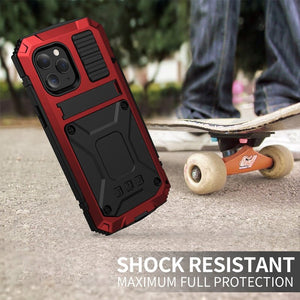 iPhone 13 Pro Max/Mini, Pro Kickstand Aluminum Metal Case - Redpepper Cases