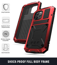 Load image into Gallery viewer, iPhone 13 Pro Max/Mini, Pro Kickstand Aluminum Metal Case - Redpepper Cases