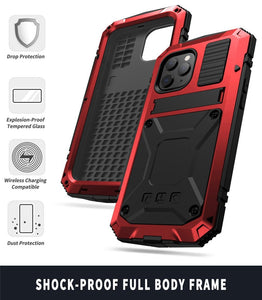 iPhone 13 Pro Max/Mini, Pro Kickstand Aluminum Metal Case - Redpepper Cases