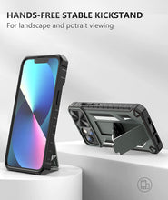 Load image into Gallery viewer, iPhone 13 Rugged Kickstand Slide Shockproof Case - Redpepper Cases