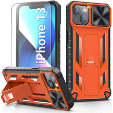 Load image into Gallery viewer, iPhone 13 Rugged Kickstand Slide Shockproof Case - Redpepper Cases