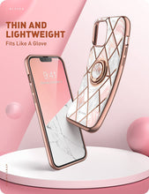 Load image into Gallery viewer, iPhone 13 Slim 360° Rotatable Ring Holder Kickstand Case - Redpepper Cases