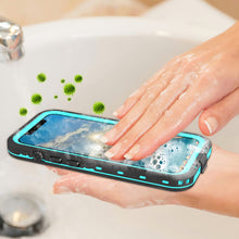Load image into Gallery viewer, iPhone 13 Waterproof Case Blue - Waterproof Shockproof iPhone 13 Case - Redpepper Cases