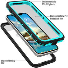 Load image into Gallery viewer, iPhone 13 Waterproof Case Blue - Waterproof Shockproof iPhone 13 Case - Redpepper Cases