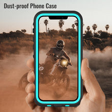 Load image into Gallery viewer, iPhone 13 Waterproof Case Blue - Waterproof Shockproof iPhone 13 Case - Redpepper Cases