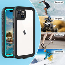 Load image into Gallery viewer, iPhone 13 Waterproof Case Blue - Waterproof Shockproof iPhone 13 Case - Redpepper Cases