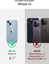 Load image into Gallery viewer, iPhone 14 Built In Screen Protector Full Body Rugged Kickstand Case - Redpepper Cases