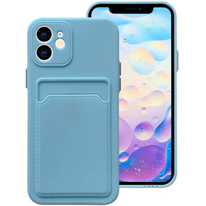 iPhone 14 Card Slot Silicone Shockproof Case - Redpepper Cases