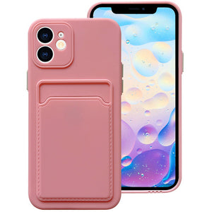 iPhone 14 Card Slot Silicone Shockproof Case - Redpepper Cases