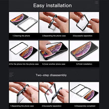 Load image into Gallery viewer, iPhone 14 Double Sided Clear Tempered Glass Magnetic Case - Redpepper Cases