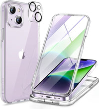 Load image into Gallery viewer, iPhone 14 Full Body Clear Bumper Case - Redpepper Cases