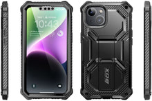 Load image into Gallery viewer, iPhone 14 Full Body Holster Bumper Built in Screen Protector &amp; Kickstand Case - Redpepper Cases