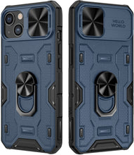 Load image into Gallery viewer, iPhone 14 Kickstand Slide Camera Cover Built in 360° Rotate Ring Case - Redpepper Cases