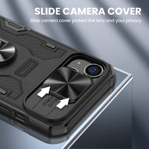 iPhone 14 Kickstand Slide Camera Cover Built in 360° Rotate Ring Case - Redpepper Cases