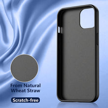 Load image into Gallery viewer, iPhone 14 Max Case Natural Texture with Speckled Soft Protection Case, Black - Redpepper Cases
