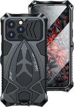 Load image into Gallery viewer, iPhone 14 Metal Aluminum Bumper Cover Built in Soft Rubber Shock Proof Case - Redpepper Cases