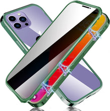 Load image into Gallery viewer, iPhone 14 Pro Anti Peeping Double Sided Tempered Glass Magnetic Case - Redpepper Cases