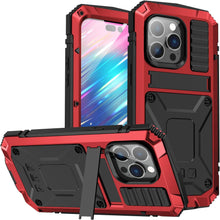 Load image into Gallery viewer, iPhone 14 Pro Heavy Duty Metal Bumper Military Grade Case - Redpepper Cases