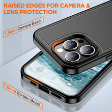 Load image into Gallery viewer, iPhone 14 Pro Max Case 6.7 inch, Military Grade Drop Protection Shockproof Cover, Black - Redpepper Cases
