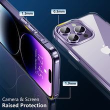 Load image into Gallery viewer, iPhone 14 Pro Max Case Clear, Anti-Yellowing Transparent Shockproof Protective - Redpepper Cases