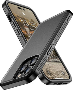 iPhone 14 Pro Max Case Heavy Duty Full-Body Protection Case Black - Redpepper Cases