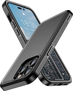 iPhone 14 Pro Max Case Heavy Duty Full-Body Protection Case Black - Redpepper Cases