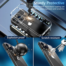 Load image into Gallery viewer, iPhone 14 Pro Max Case Military Grade Drop Protection Slim Phone Case (Clear) - Redpepper Cases