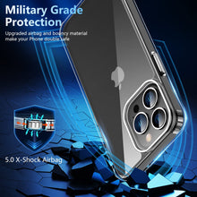 Load image into Gallery viewer, iPhone 14 Pro Max Case Military Grade Drop Protection Slim Phone Case (Clear) - Redpepper Cases