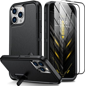 iPhone 14 Pro Max Case Military Grade Shockproof Heavy Duty Protection Black - Redpepper Cases