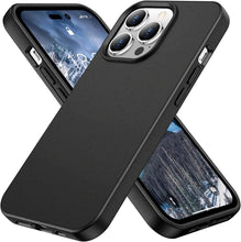 Load image into Gallery viewer, iPhone 14 Pro Max Case Naural Texture Speckled Soft Phone Case, Black - Redpepper Cases