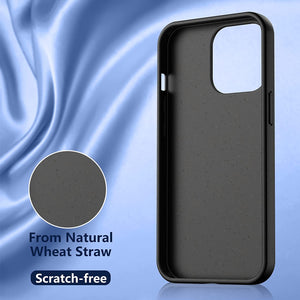 iPhone 14 Pro Max Case Naural Texture Speckled Soft Phone Case, Black - Redpepper Cases