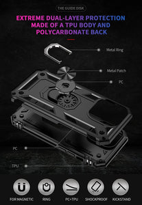 iPhone 14 Pro max Phone Case Extreme Protection Military Armor Dual Black - Redpepper Cases