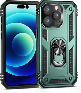 iPhone 14 Pro max Phone Case Extreme Protection Military Armor Dual Black - Redpepper Cases