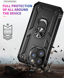 iPhone 14 Pro max Phone Case Extreme Protection Military Armor Dual Black - Redpepper Cases