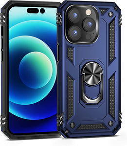 iPhone 14 Pro max Phone Case Extreme Protection Military Armor Dual Black - Redpepper Cases
