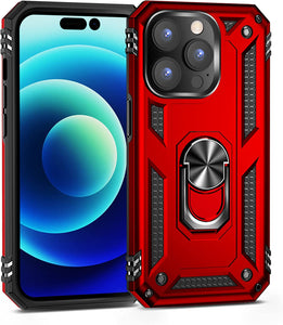 iPhone 14 Pro max Phone Case Extreme Protection Military Armor Dual Black - Redpepper Cases
