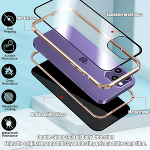 iPhone 14 Pro Max Privacy Magnetic Anti Peeping Case - Redpepper Cases